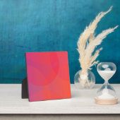 Rosa, orange, modern, einfach, cool, trendig fotoplatte (InSitu)
