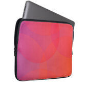 Rosa, orange, modern, einfach, cool, trendig laptopschutzhülle (Vorne Rechts)