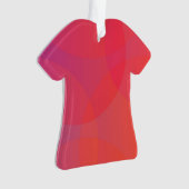Rosa, orange, modern, einfach, cool, trendig ornament (Vorderseite)