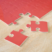 Rosa, orange, modern, einfach, cool, trendig puzzle (Seite)