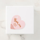 Rosa Orange Retro Parco Civico-Ciani Geschenkanhänger (Beispiel)