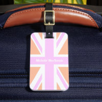 Rosa & Orange UK Flag / Union Jack | PERSONALISIER