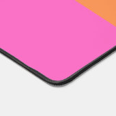 Rosa Orange und blaue, breite horizontale Linien m Schreibtischunterlage (Ecke)