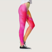 Rosa, orange und gelbe Farbe Leggings (Rechts)