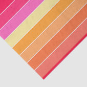 Rosa, orange und gelbe Wasserfarben Streifen Seidenpapier (Ausschnitt)