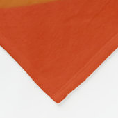 Rosa, orange und lila abstrakte Kunst Fleecedecke (Ecke)