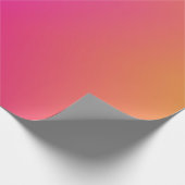 Rosa Orange Yellow Ombre Geschenkpapier (Ecke)