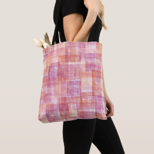 Rosa Orangefarbene Leinwand Textur Lesben Prix Tasche