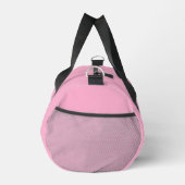 Rosa-orangefarbene Monogramm-Initialen preppy pers Duffle Bag (Rechts)