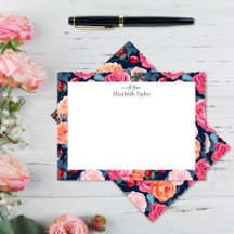 Rosa Orangefarbene Rose Muster