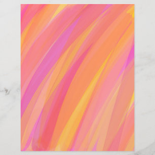 Rosa, orangefarbene und gelbe Krabbenpapiere