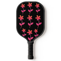 Rosa Orangefarbenes Schwarzes 4Kate Pickleball Pad