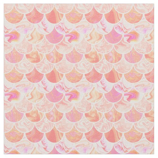 Rosa Orangenwaage Stoff (Nahaufnahme)