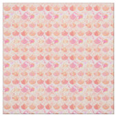 Rosa Orangenwaage Stoff (Muster)
