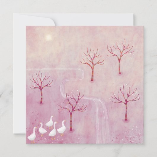 Rosa Orchard mit Gänseanstrich (Vorderseite)