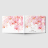 Rosa Orchid Blume Gästebuch (Voll)