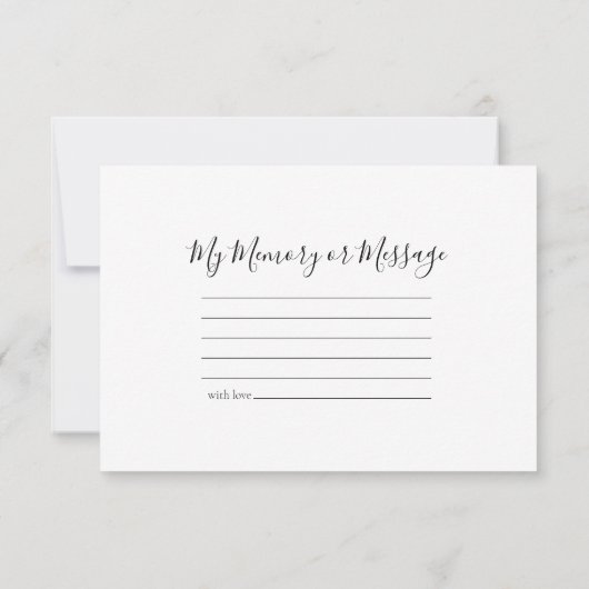 Rosa Orchid-Blume gemeinsam eine Gedächtnisbeerdig Mitteilungskarte (Rückseite)