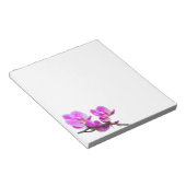 Rosa Orchid-Blume Notepad Notizblock (angewinkelt)