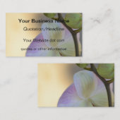 Rosa Orchid-Blume Visitenkarte (Vorne/Hinten)