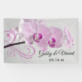 Rosa Orchid Elegance Wedding Banner (Horizontal)