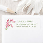 Rosa Orchid Elegante Rücksendeadresse (Insitu)