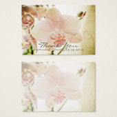 Rosa Orchid - Gastgeschenk Hochzeit (Vorne & Hinten)