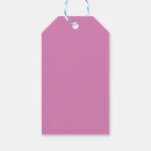 Rosa Orchid GeburtstagsgeschenkTags Geschenkanhänger (Rückseite)
