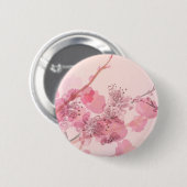 Rosa-Orchid-Hochzeit Button (Vorne & Hinten)