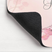 Rosa-Orchid-Hochzeit Mousepad (Ecke)