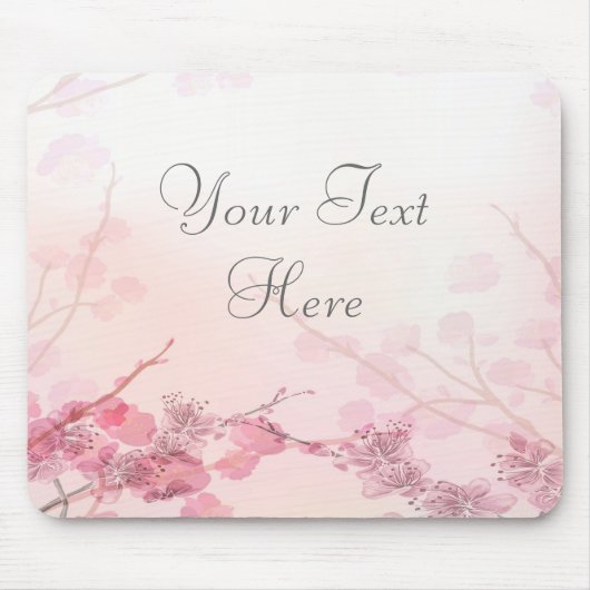 Rosa-Orchid-Hochzeit Mousepad (Vorne)