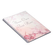 Rosa-Orchid-Hochzeit Notizblock (Rechte Seite)