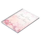 Rosa-Orchid-Hochzeit Notizblock (Linke Seite)