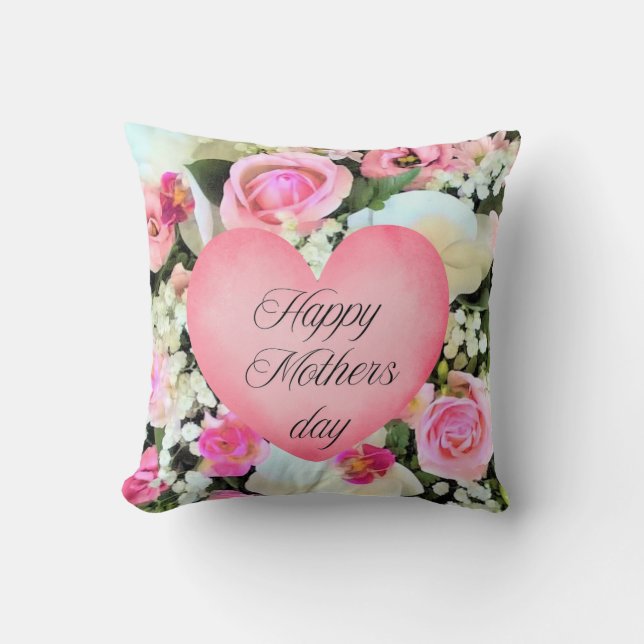 Rosa Orchid Mütter Tag, Kissen (Vorderseite)