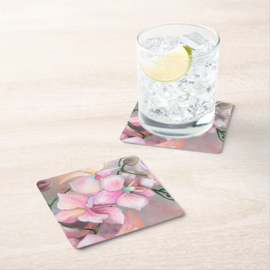 Rosa Orchid Paper Untersetzer (Vor Ort)