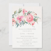 Rosa Orchid Probe Piazza della Riforma Einladung (Vorderseite)