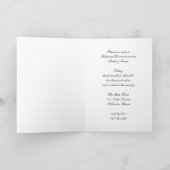 Rosa Orchid und Veil Hochzeit Probe Dinner Einladung (Innenseite)