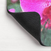 Rosa orchide Blume, Blumenfotografie Mousepad (Ecke)