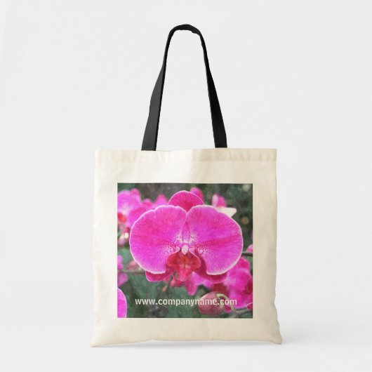 Rosa orchide Blume, Blumenfotografie Tragetasche (Vorne)