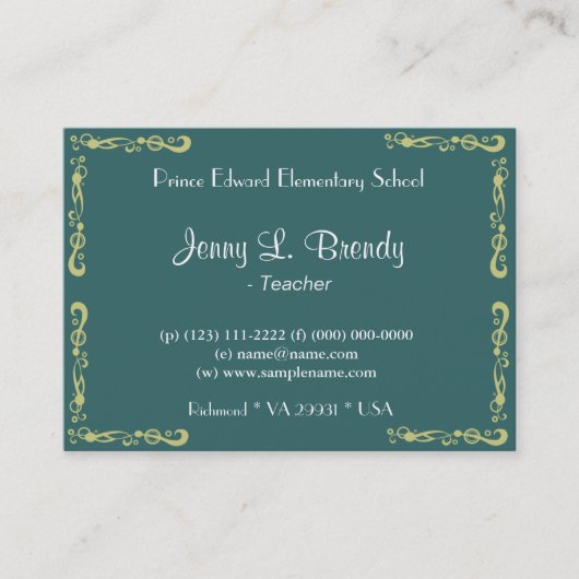 Rosa orchide Blume, Blumenfotografie Visitenkarte (Vorderseite)