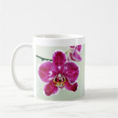 Rosa Orchidee Kaffeetasse (Links)