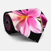 Rosa Orchidee Krawatte (Gerollt)