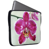 Rosa Orchidee Laptopschutzhülle (Vorne Rechts)
