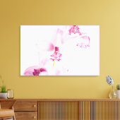 Rosa Orchidee Leinwanddruck (Insitu (Wohnzimmer))