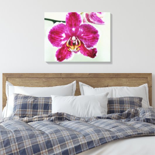 Rosa Orchidee Leinwanddruck (Insitu (Schlafzimmer))
