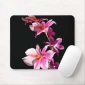 Rosa Orchidee Mousepad (Mit Mouse)
