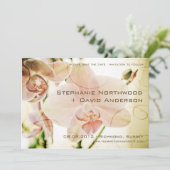 Rosa Orchidee • Save-the-Date-Ankündigung Save The Date (Stehend Vorderseite)