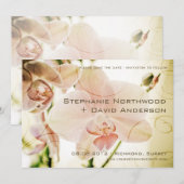 Rosa Orchidee • Save-the-Date-Ankündigung Save The Date (Vorne/Hinten)