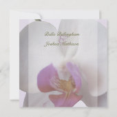 Rosa Orchidee Save-the-Date-Einladung Save The Date (Rückseite)