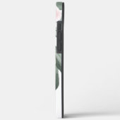 Rosa Orchideen auf der Monstera Tropical Floral mi Case-Mate iPhone Hülle (Rückseite / Links)