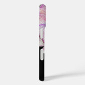 Rosa Orchideen auf schwarz Case-Mate iPhone Hülle (Rückseite / Rechts)